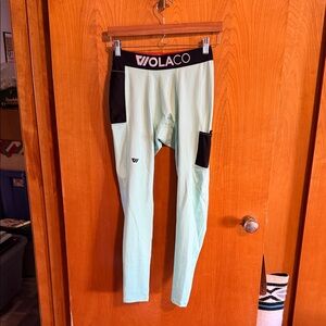WOLACO Mint and Black Joggers